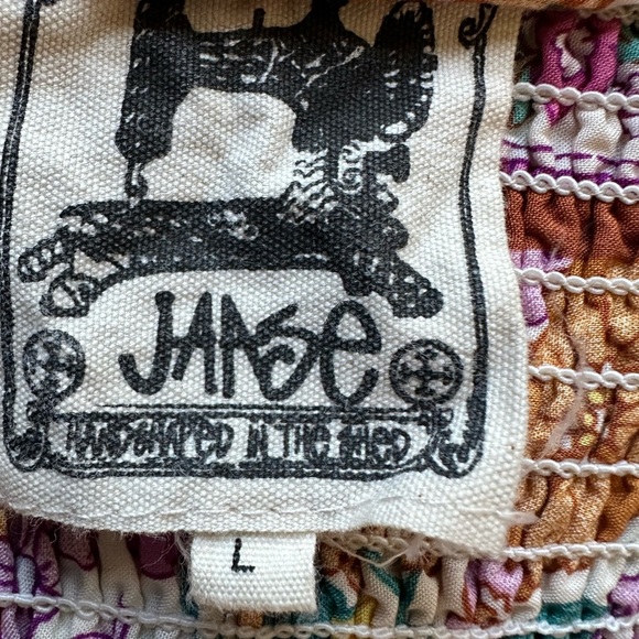 Jaase Endless Summer Bohemian Floral Blouse. L. - Picture 5 of 7